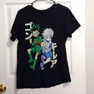 Hunter x Hunter graphic t-shirt black size medium